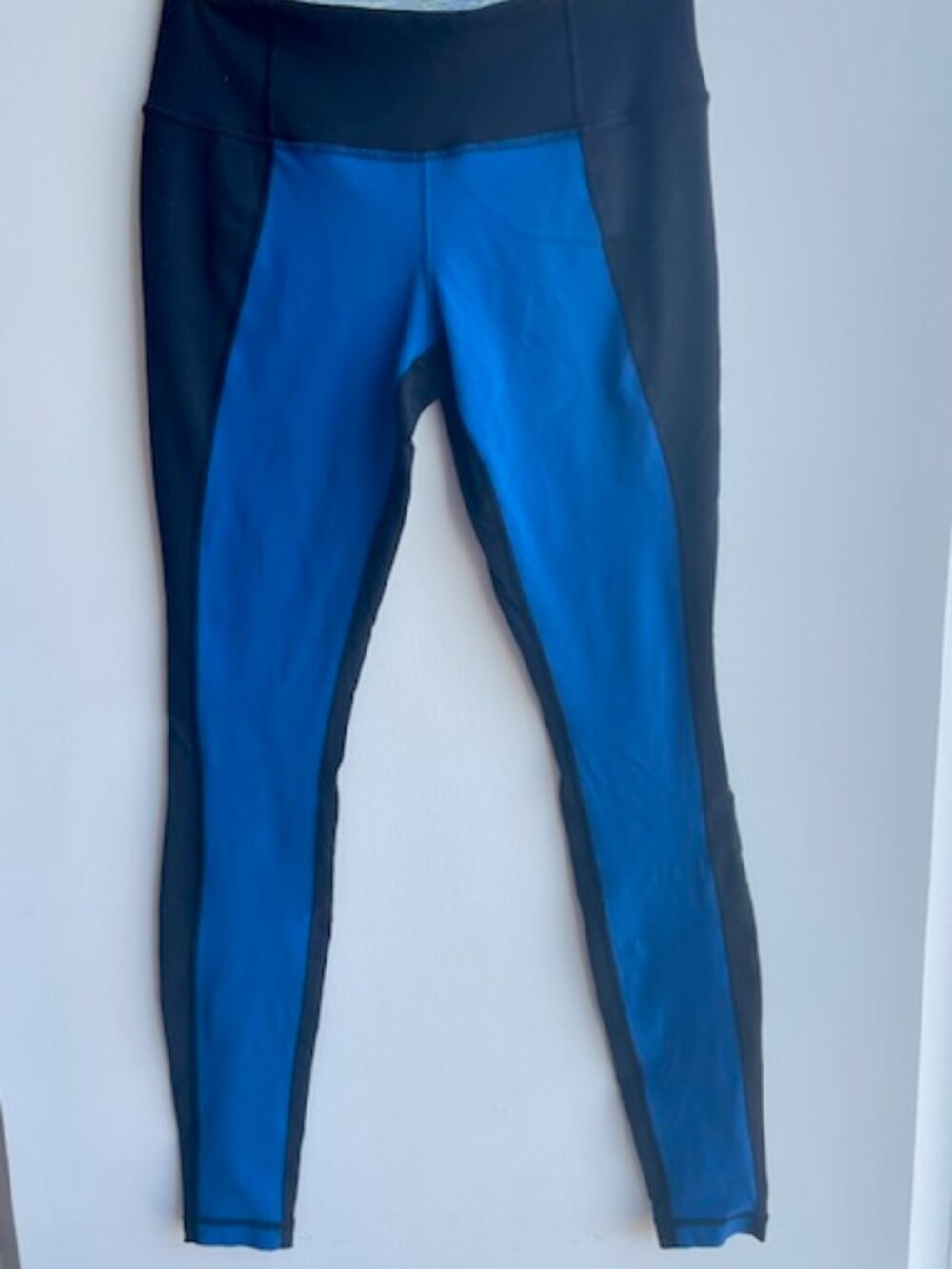 Lululemon Women's Wunder Under Pant *Colour Blocked Limitless Blue / Black Sz 8
